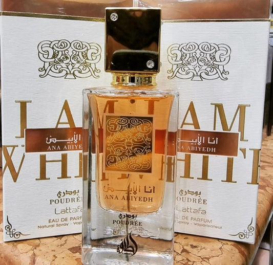 Ana Abiyedh poudrée by Lattafa 60ml EDP